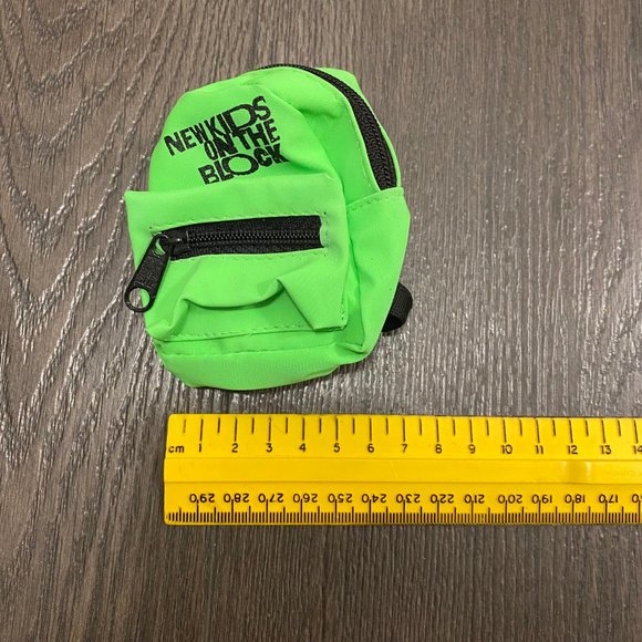 vintage 90s New Kids On the Block Mini Backpack Keychain - Picture 7 of 8